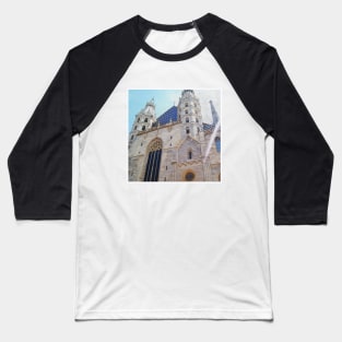 Beautiful Vintage Photography from Vienna Austria Europe Streets of Vienna Discover new places Travel the world Baseball T-Shirt